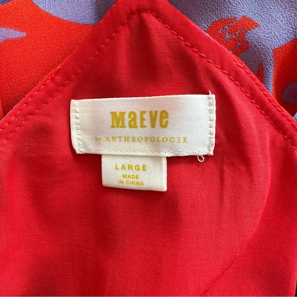 Anthropologie Maeve St. Lucia Blouse L - Picture 5 of 5